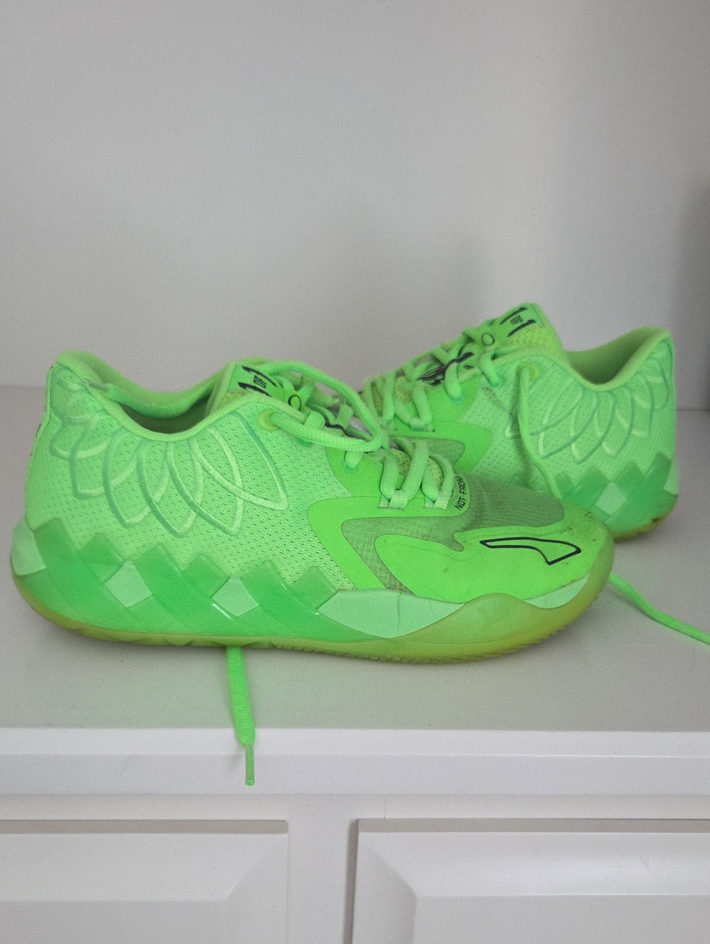 Puma Melo Bright Green Men's Athletic Shoes